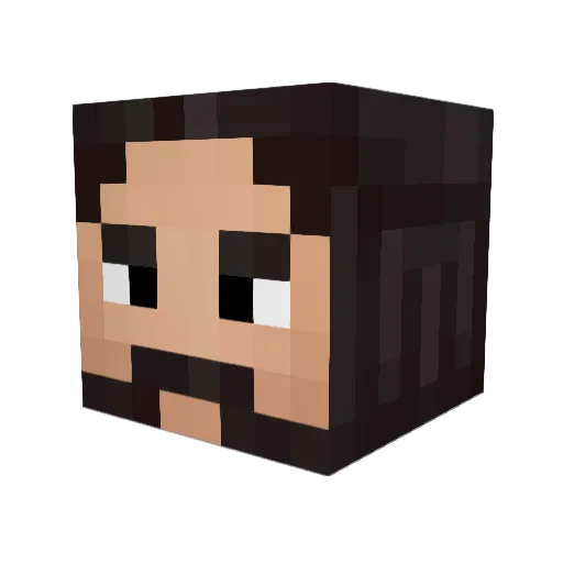 BrayanOfficiel Minecraft avatar head, 3D render