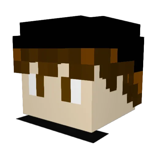 Brayann57 Minecraft avatar head, 3D render