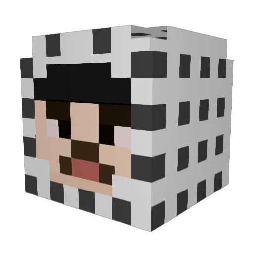 Brayden3974 Minecraft avatar head, 3D render