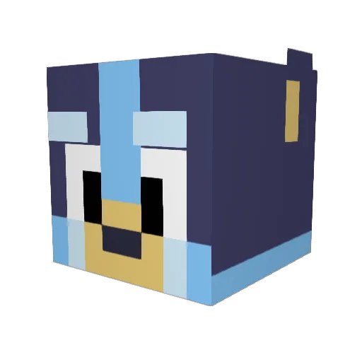 Brayden802 Minecraft avatar head, 3D render