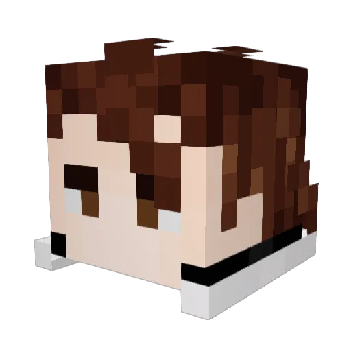 Braykill12 Minecraft avatar head, 3D render
