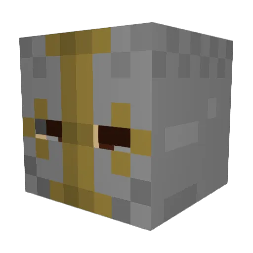 BreaK432 Minecraft avatar head, 3D render