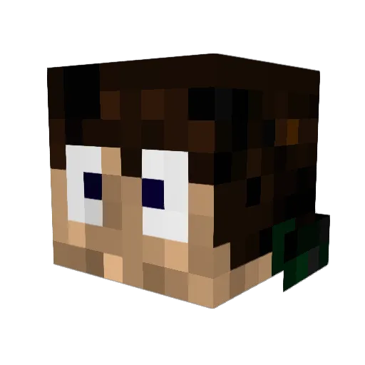 Breacher Minecraft avatar head, 3D render
