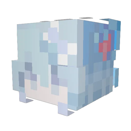 Bread12354 Minecraft avatar head, 3D render