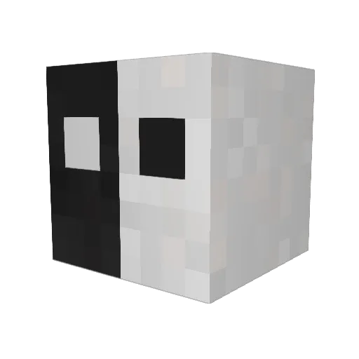 Bread248 Minecraft avatar head, 3D render