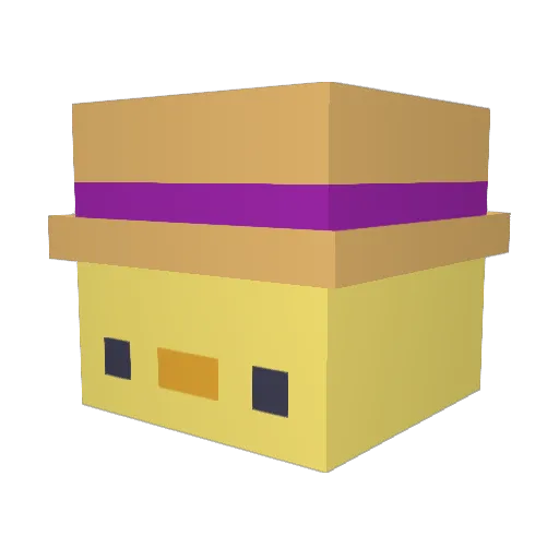 Bread2515 Minecraft avatar head, 3D render