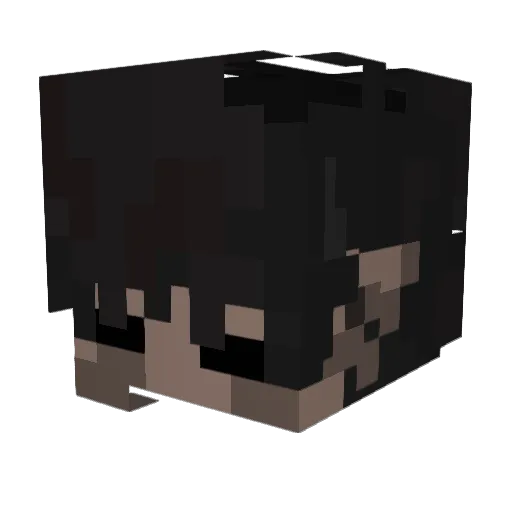 Bread2gz Minecraft avatar head, 3D render