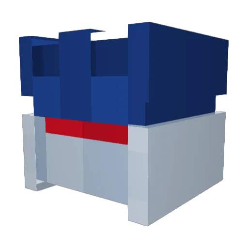 Bread378 Minecraft avatar head, 3D render