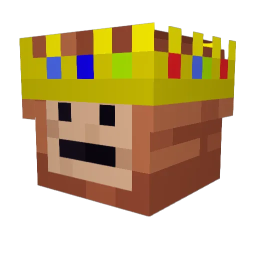 Bread6804 Minecraft avatar head, 3D render