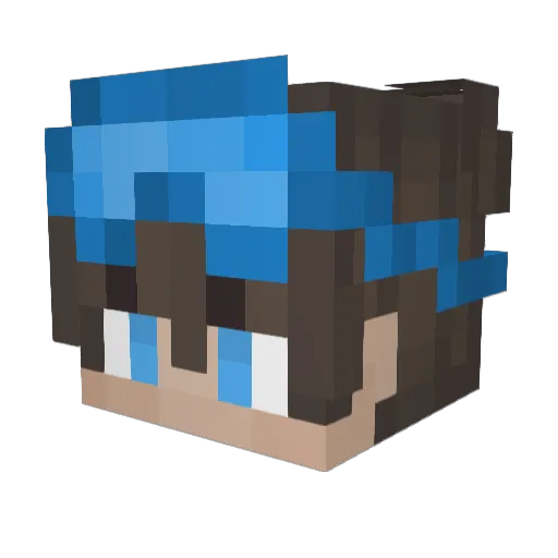 BreadCatFan5073 Minecraft avatar head, 3D render