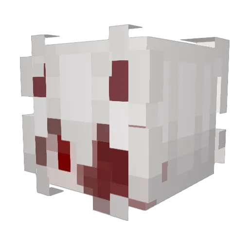 BreadCherry Minecraft avatar head, 3D render