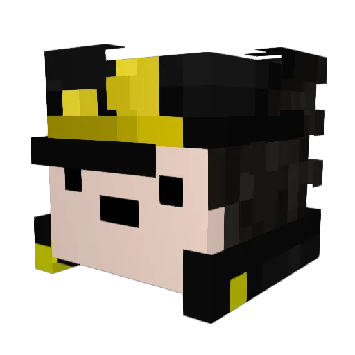 BreadKnight79 Minecraft avatar head, 3D render