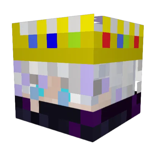 BreadNeeter Minecraft avatar head, 3D render
