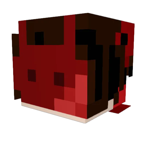 BreadTRC Minecraft avatar head, 3D render