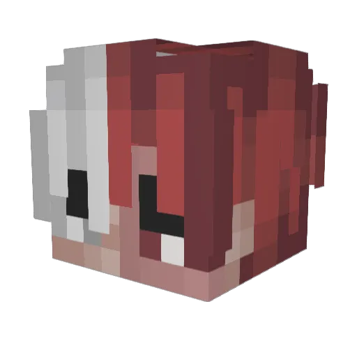 BreadWizard69 Minecraft avatar head, 3D render