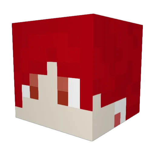 Bread_0625 Minecraft avatar head, 3D render