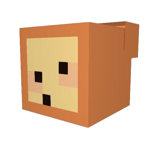 Bread_Boi9777 Minecraft avatar head, 3D render