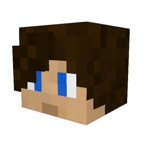 Bread_Bucket Minecraft avatar head, 3D render
