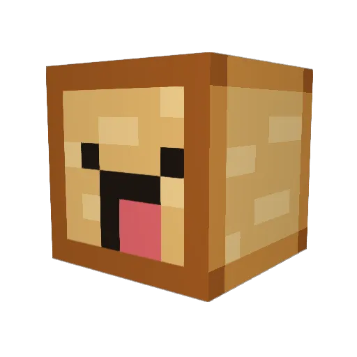 Bread_Jam Minecraft avatar head, 3D render