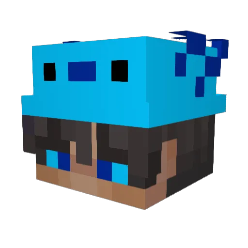 Bread_isDead Minecraft avatar head, 3D render