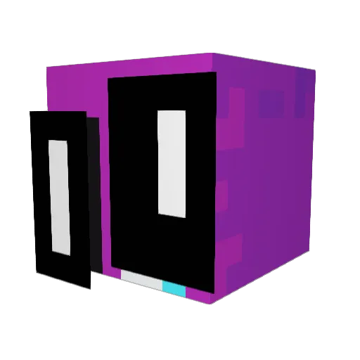 Breadboots Minecraft avatar head, 3D render