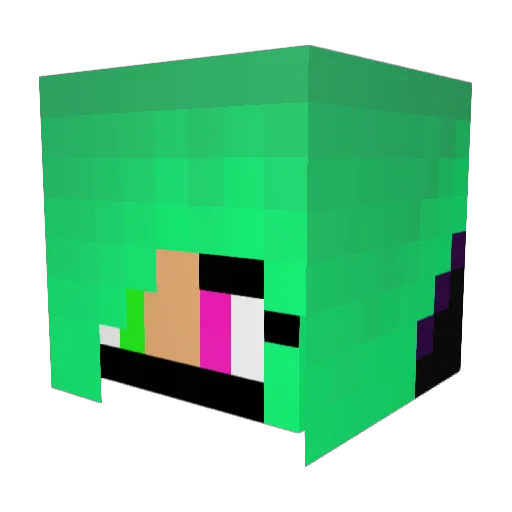 BreadboxMC Minecraft avatar head, 3D render
