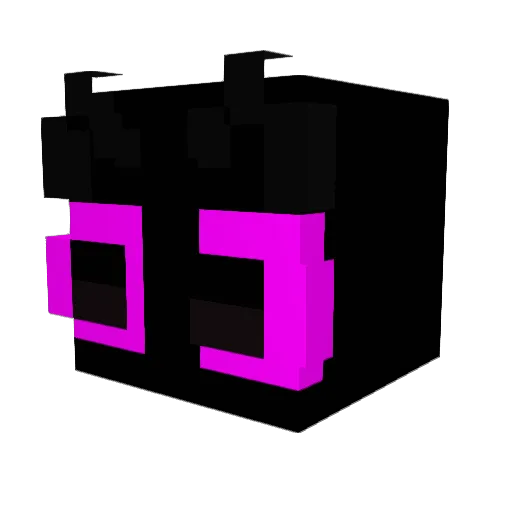 Breadcattt_ Minecraft avatar head, 3D render