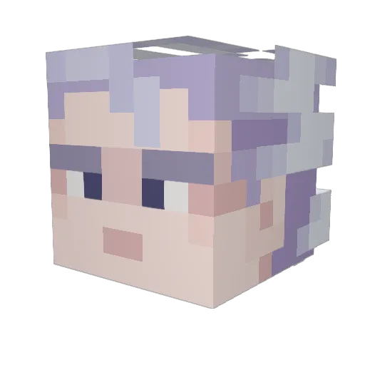 Breaded_Dragon77 Minecraft avatar head, 3D render