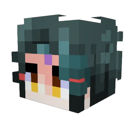 Breadst_kim Minecraft avatar head, 3D render