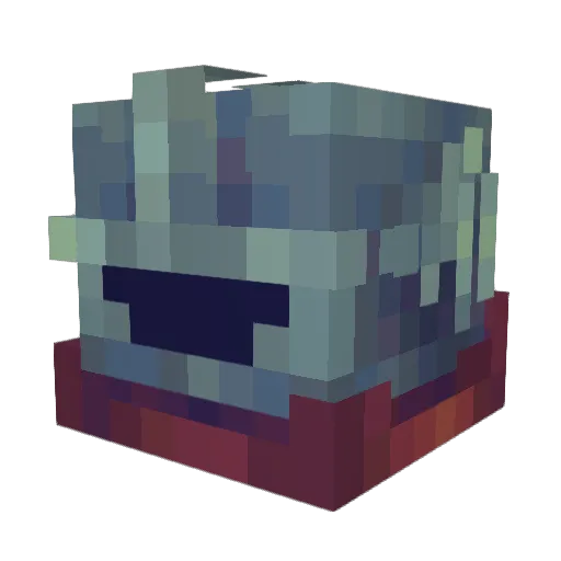 Breadstone5 Minecraft avatar head, 3D render