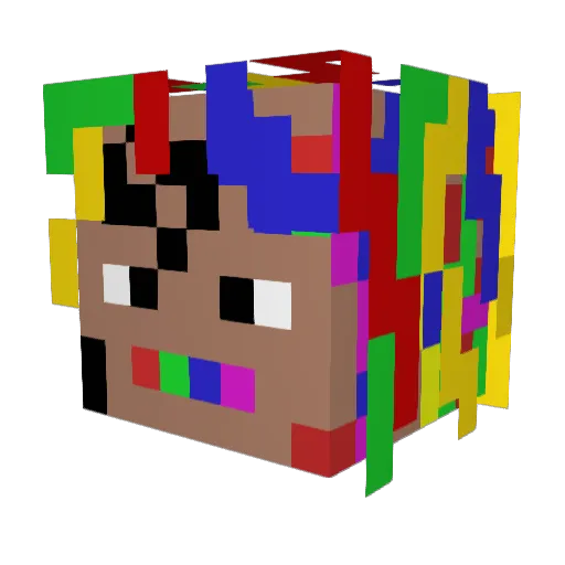 BreadyBoy23 Minecraft avatar head, 3D render