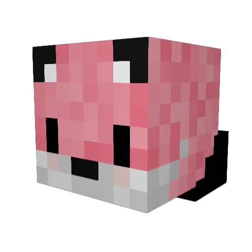 Bready_UwU Minecraft avatar head, 3D render