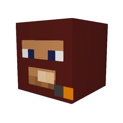 Breadybread9000 Minecraft avatar head, 3D render