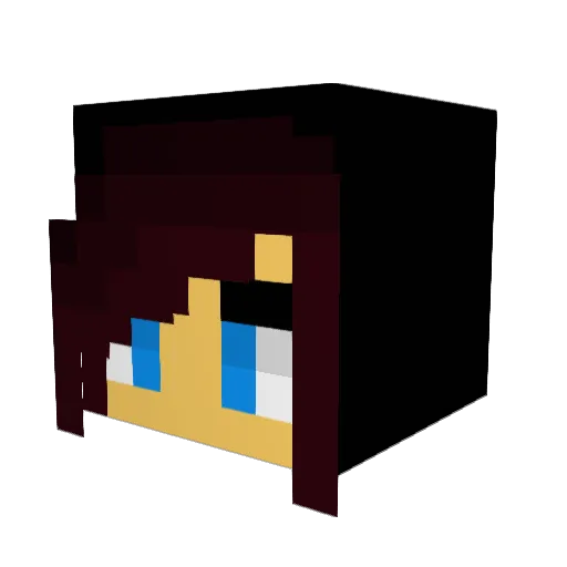 Breagh01 Minecraft avatar head, 3D render