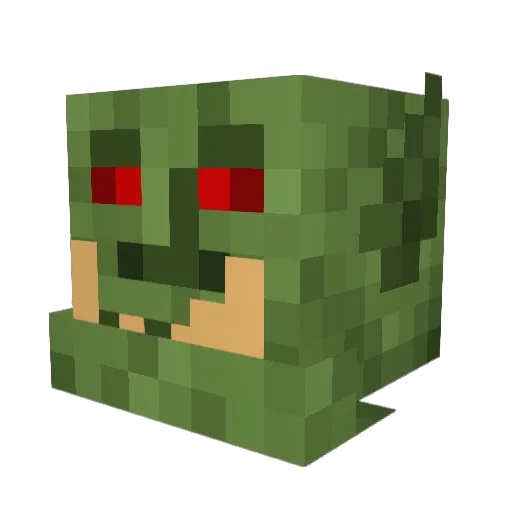 BreakAwaySkink Minecraft avatar head, 3D render