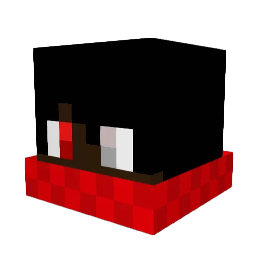 BreakLight Minecraft avatar head, 3D render