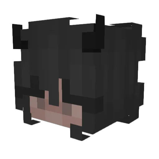 BreakMyChoker Minecraft avatar head, 3D render