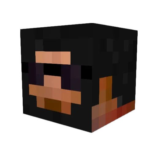 Breakawaysalmon Minecraft avatar head, 3D render