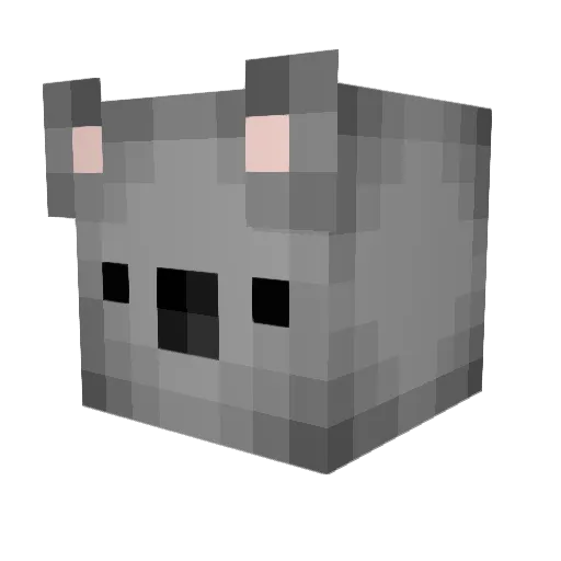 Breakdancer Minecraft avatar head, 3D render