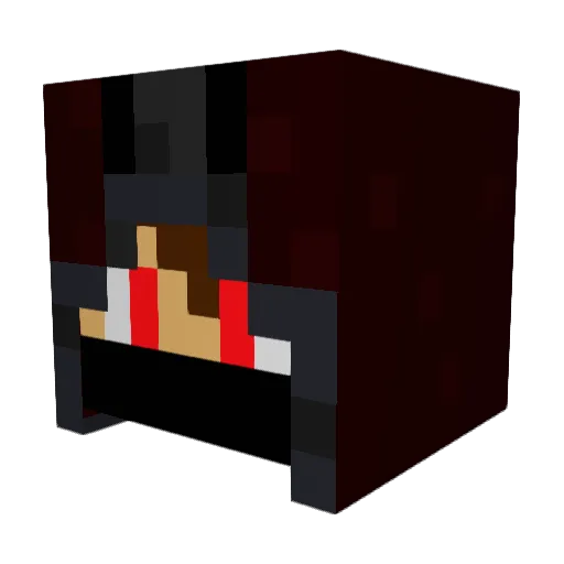 Breaker2366 Minecraft avatar head, 3D render