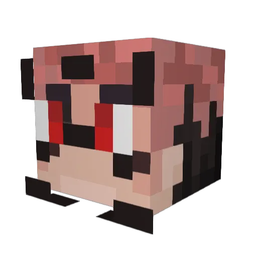 BreakerKonig Minecraft avatar head, 3D render