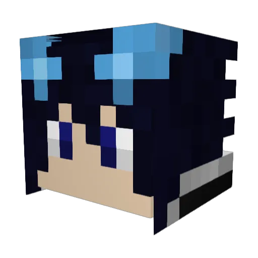 Breaker_Of_Games Minecraft avatar head, 3D render