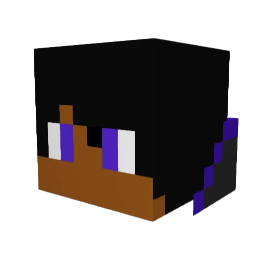 BreakfastBoy06 Minecraft avatar head, 3D render