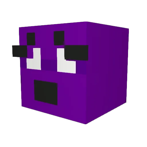 BreakingTheCore Minecraft avatar head, 3D render