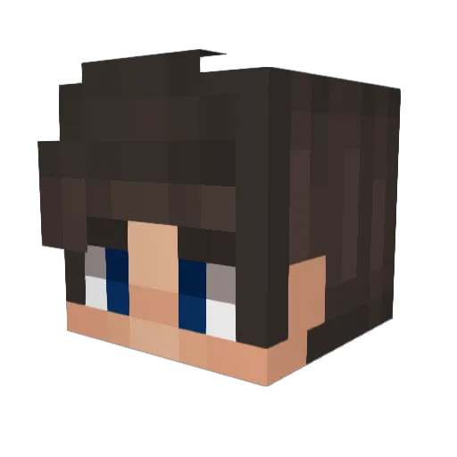 Breakz_ Minecraft avatar head, 3D render