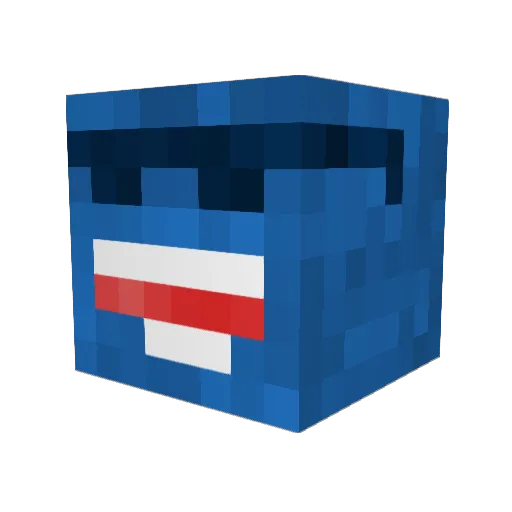 BreamMaster300 Minecraft avatar head, 3D render