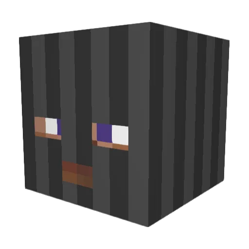 Breazeman Minecraft avatar head, 3D render