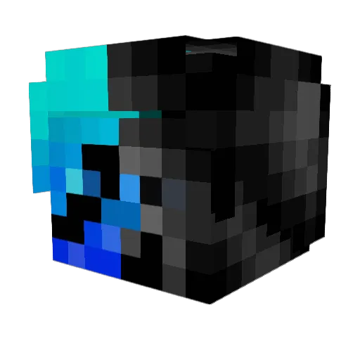 BrechtCraft11 Minecraft avatar head, 3D render