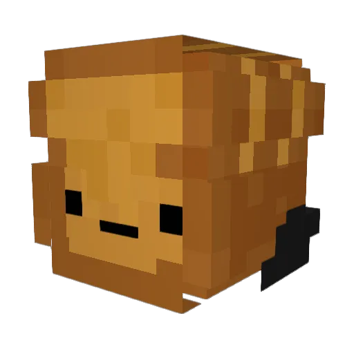BredTheTree Minecraft avatar head, 3D render