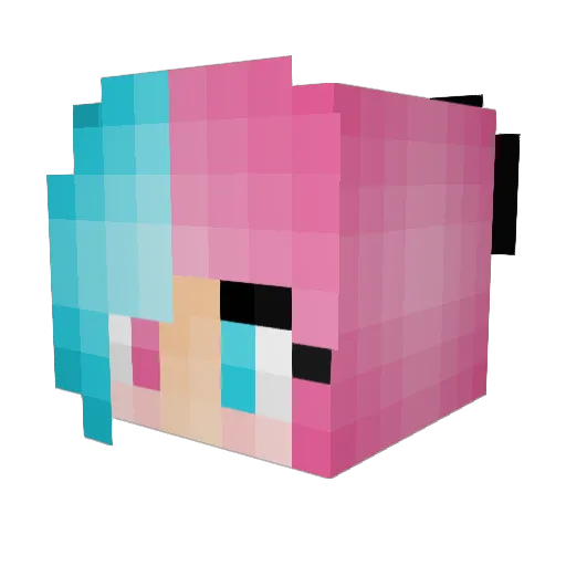 BreeIsEpic Minecraft avatar head, 3D render